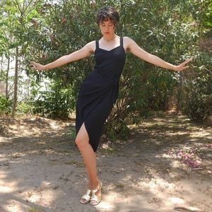 💕HP💕Classy Black Wrap Dress